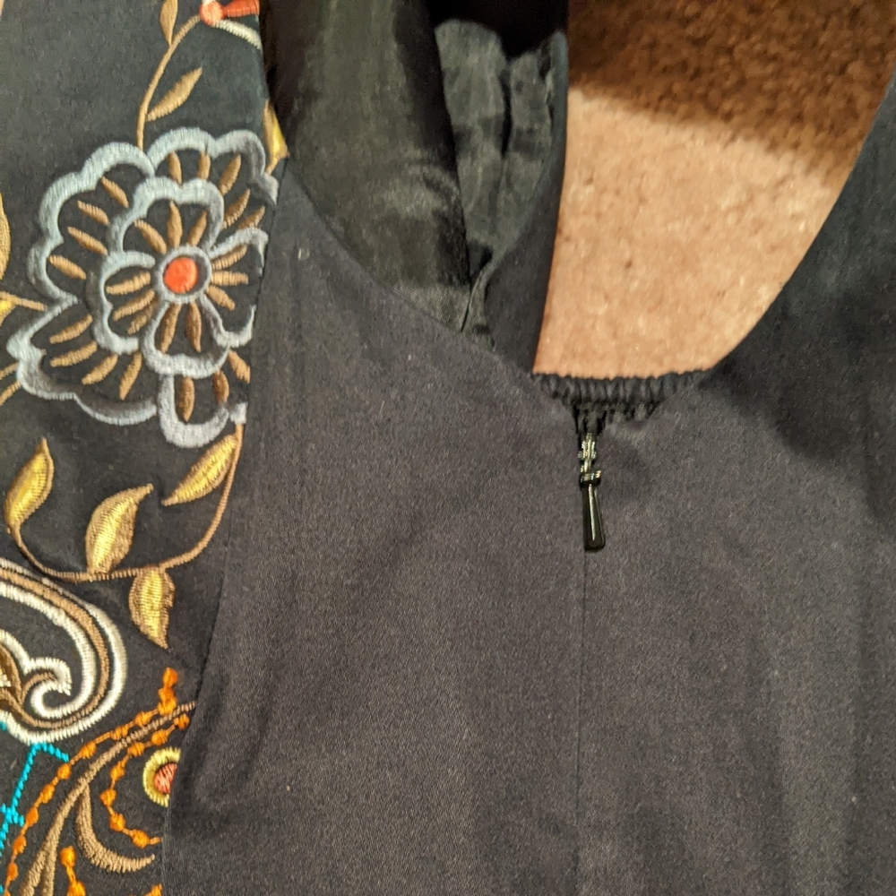 Embroidered Anthropologie Dress - Picture 8 of 9